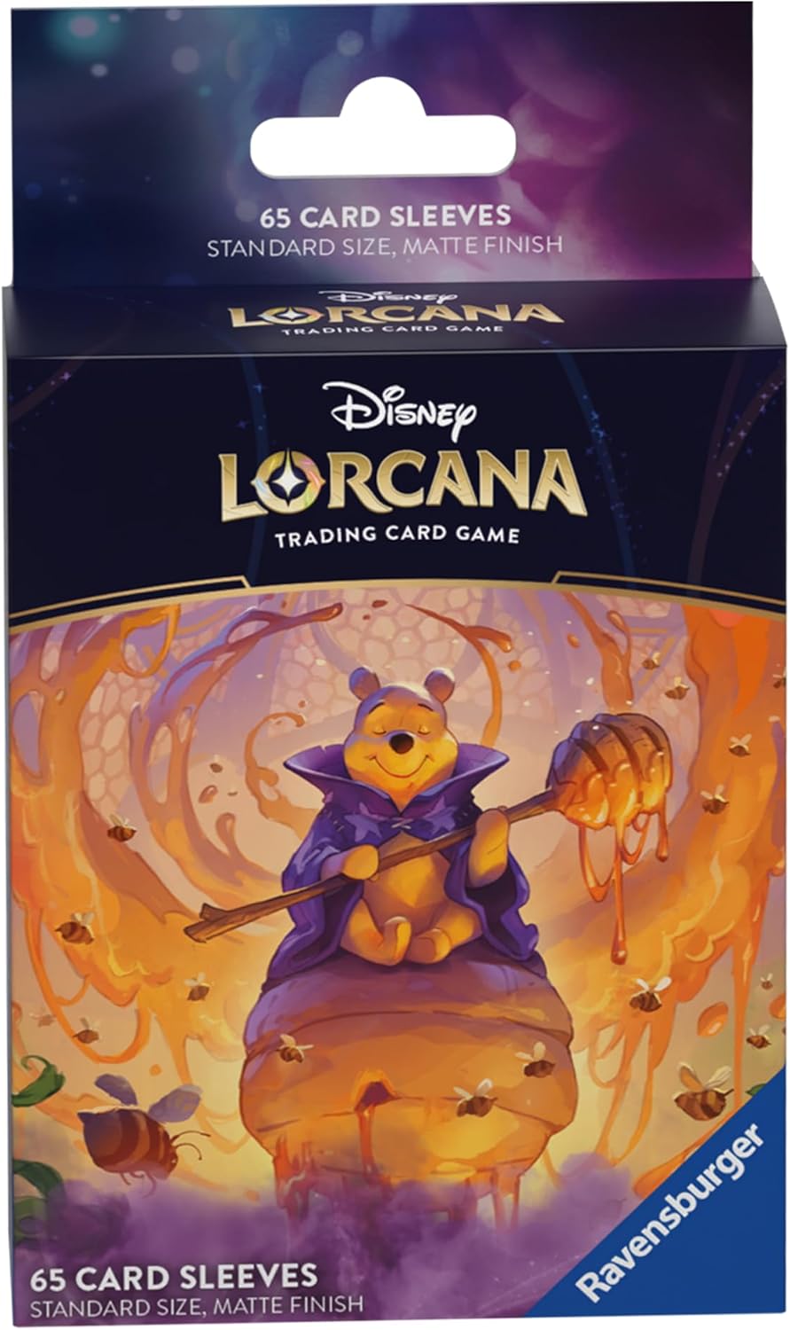 Lorcana TCG Card Sleeve Pack - Winnie The Pooh – Hunny Wizard (65 Sleeves)