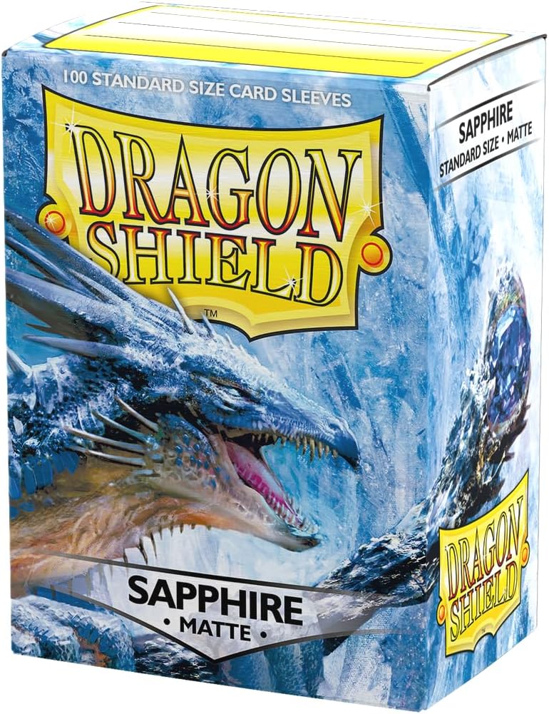 Dragon Shield Matte Sleeves - Sapphire (100-Pack)