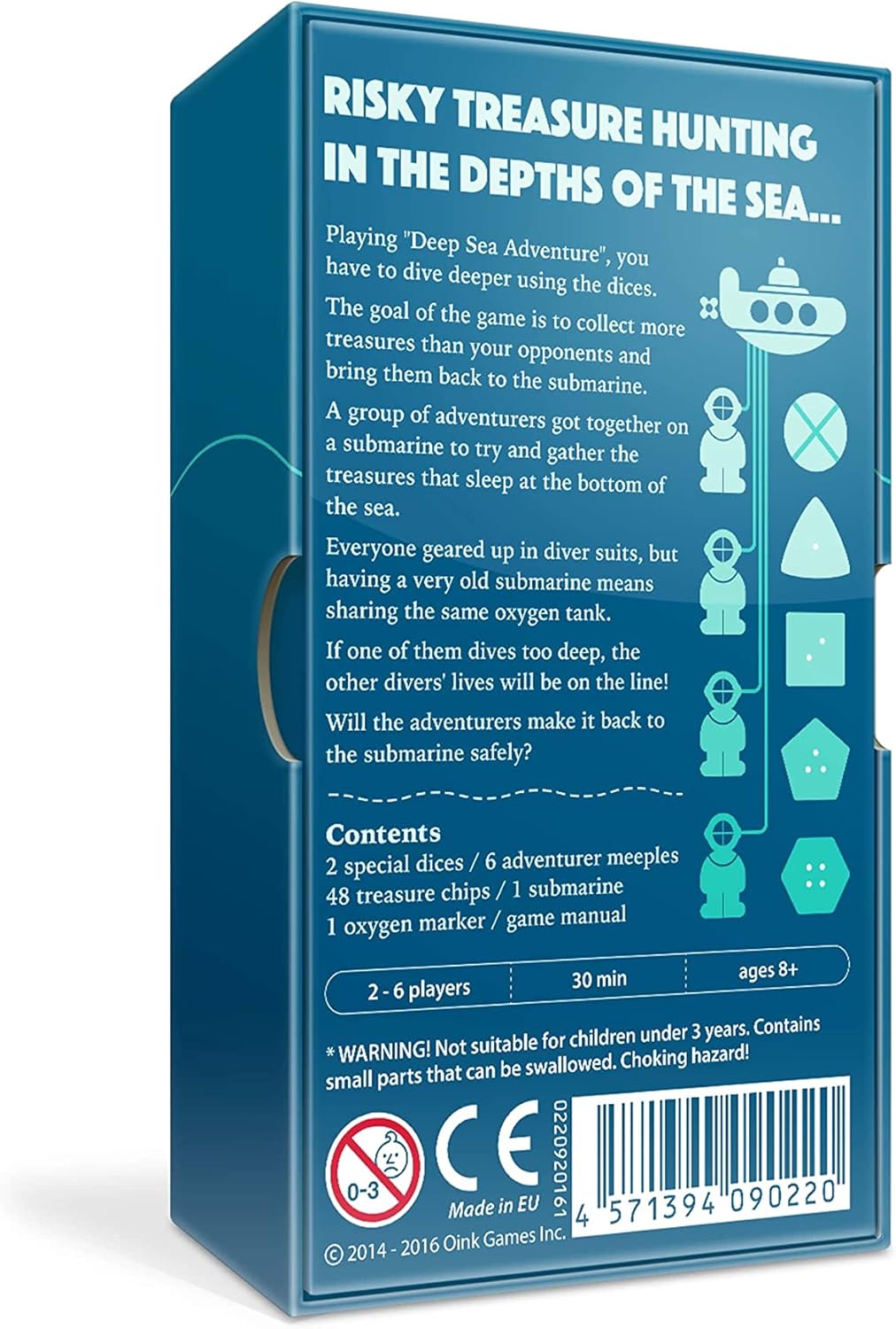 Deep Sea Adventure- Portable Travel Game