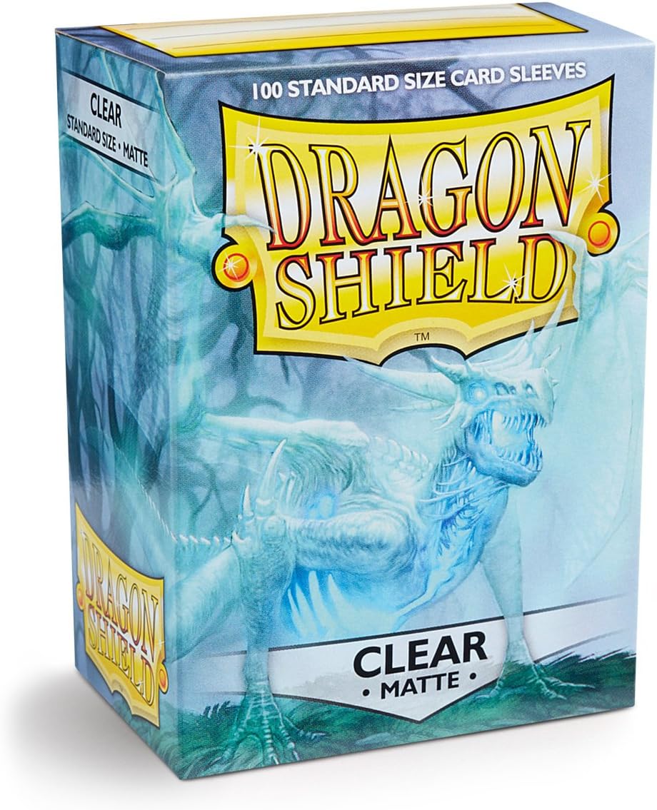 Dragon Shield Matte Sleeves - Clear (100-Pack)