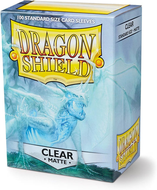 Dragon Shield Matte Sleeves - Clear (100-Pack)