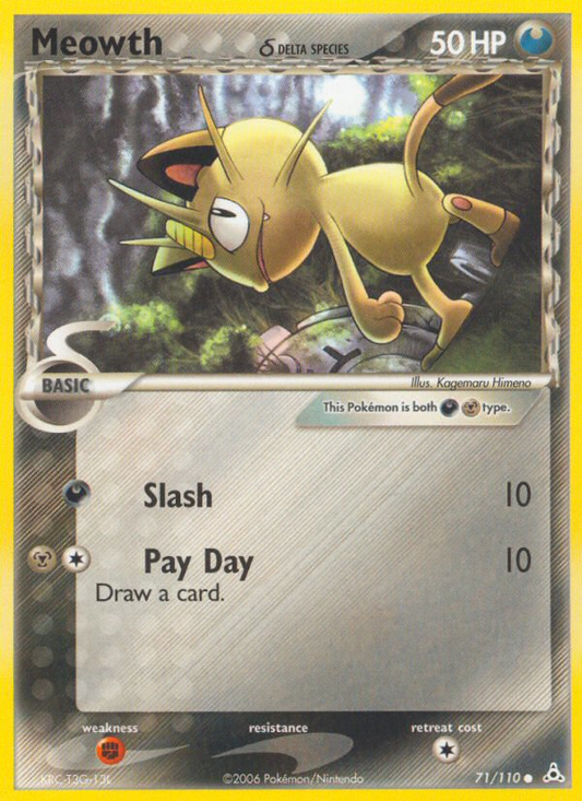 Meowth (Delta Species) (HP) #71 [EN/N] s/o