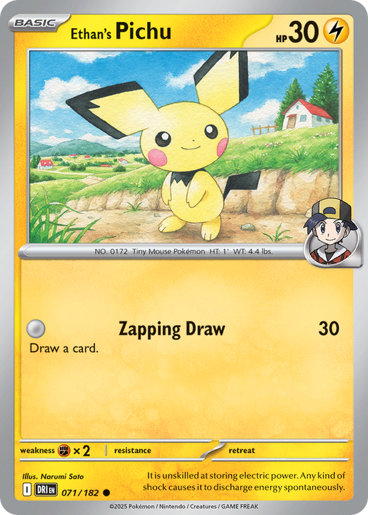 Ethan's Pichu (DRI) #071 [EN/N] s/o
