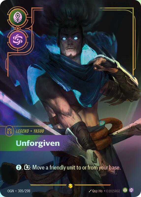 Yasuo - Unforgiven (Overnumbered) (OGN) #305 [EN/F]