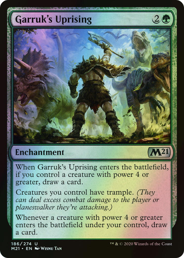 Garruk's Uprising (M21) #186 [EN/F] s/o