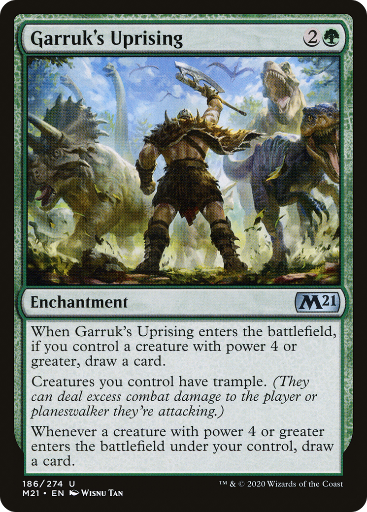 Garruk's Uprising (M21) #186 [EN/N]