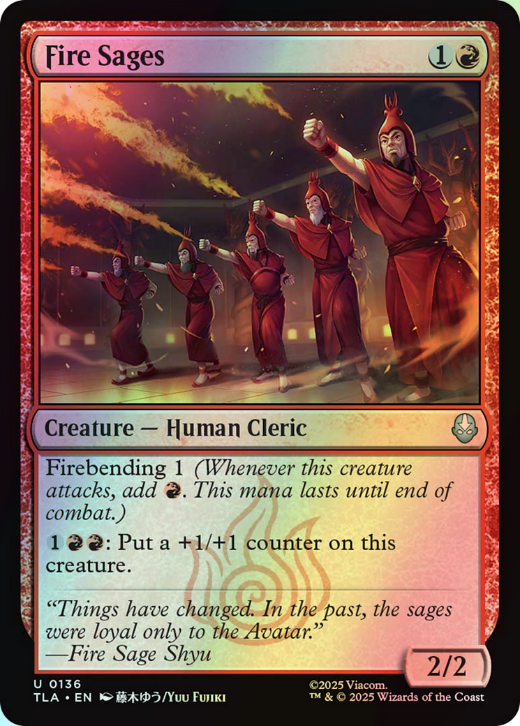 Fire Sages (TLA) #136 [EN/F] s/o
