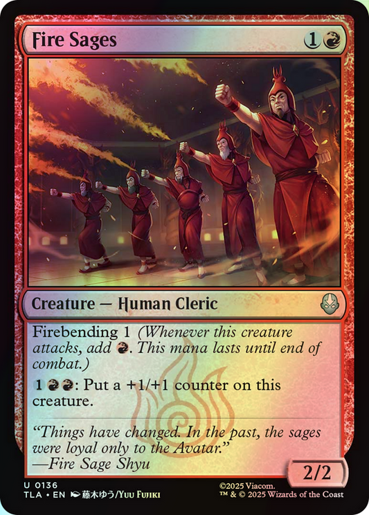 Fire Sages (TLA) #136 [EN/F] s/o