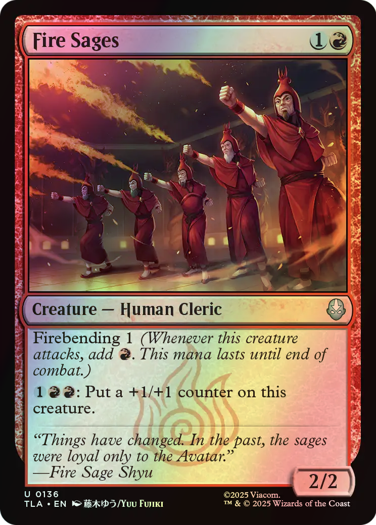 Fire Sages (TLA) #136 [EN/F] s/o
