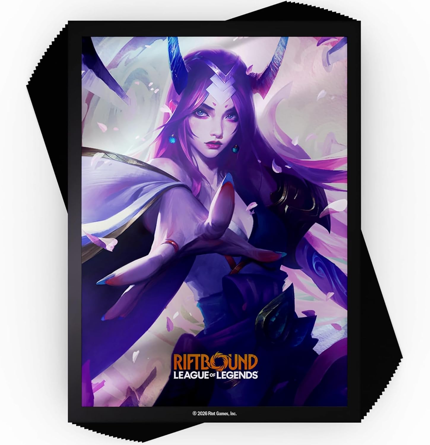 Riftbound Art Sleeves: Spirit Blossom Irelia - 100ct Card & Green Gate ...