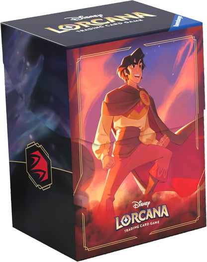 Lorcana TCG Deck Box: Aladdin – Heroic Outlaw (80 Cards)