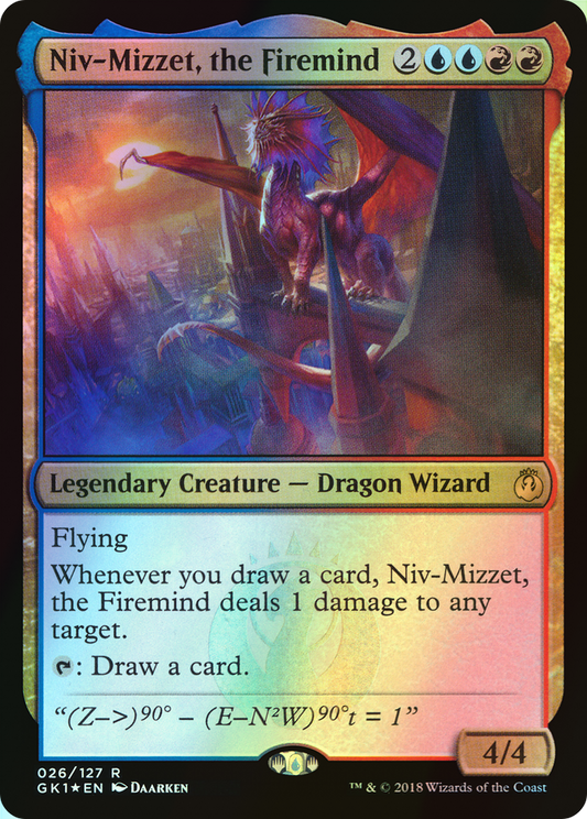 Niv-Mizzet, the Firemind (GK1) #26 [EN/F]
