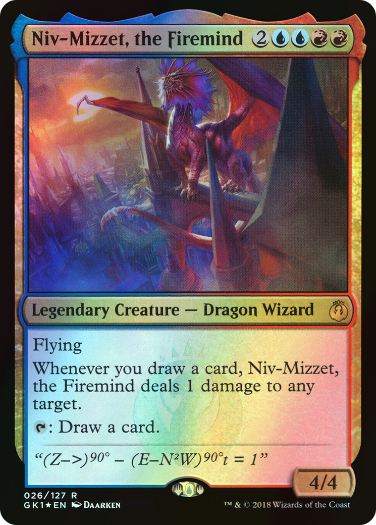 Niv-Mizzet, the Firemind (GK1) #26 [EN/F]