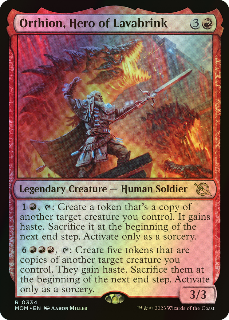 Orthion, Hero of Lavabrink (MOM) #334 [EN/F]