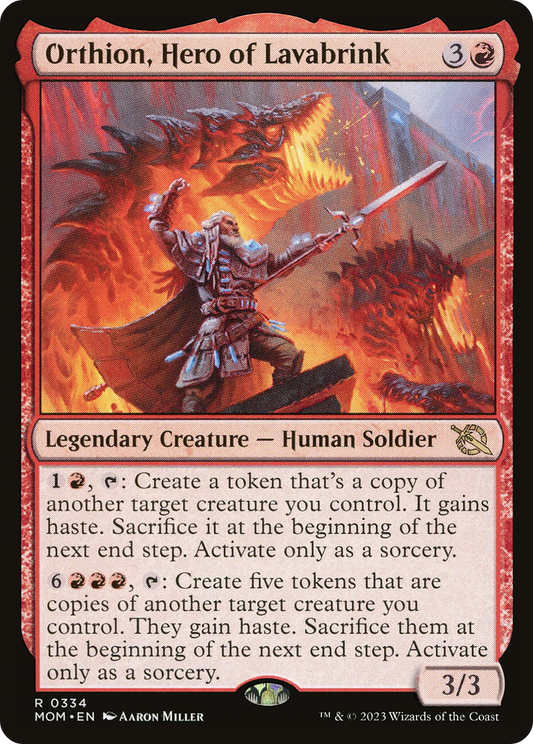 Orthion, Hero of Lavabrink (MOM) #334 [EN/N]