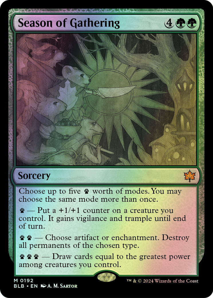 Season of Gathering (BLB) #192 [EN/F]