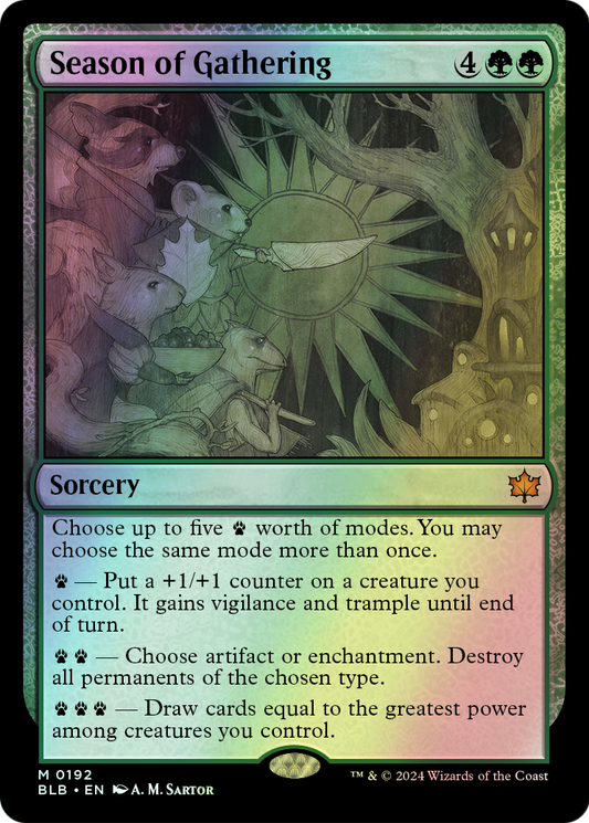 Season of Gathering (BLB) #192 [EN/F]