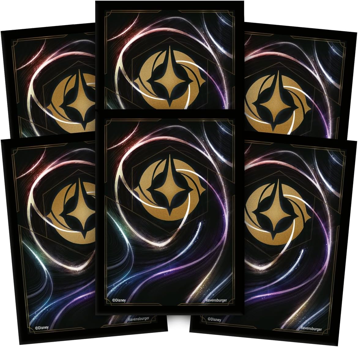 Lorcana TCG Card Sleeve Pack - Lorcana Card-Back Artwork (65 Sleeves)