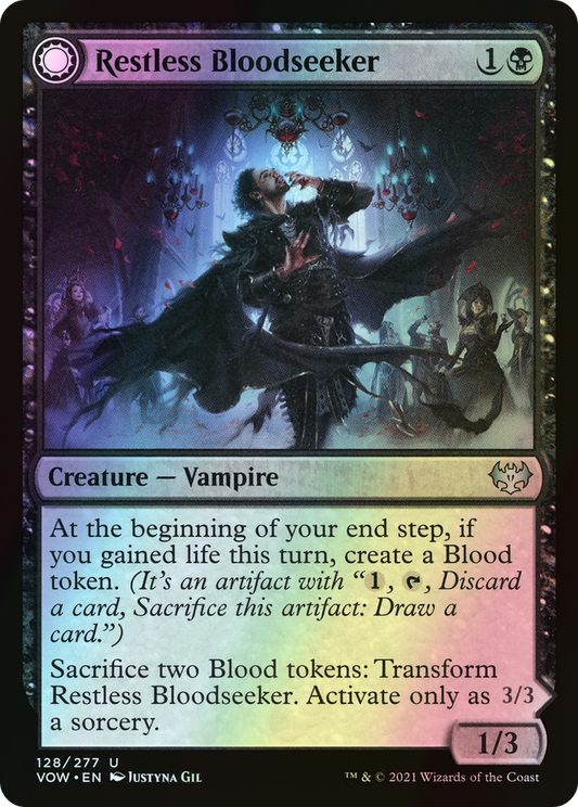 Restless Bloodseeker // Bloodsoaked Reveler (VOW) #128 [EN/F]