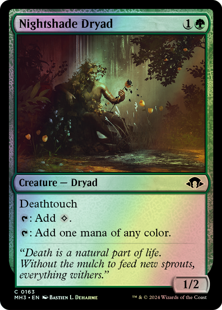 Nightshade Dryad (MH3) #163 [EN/F]
