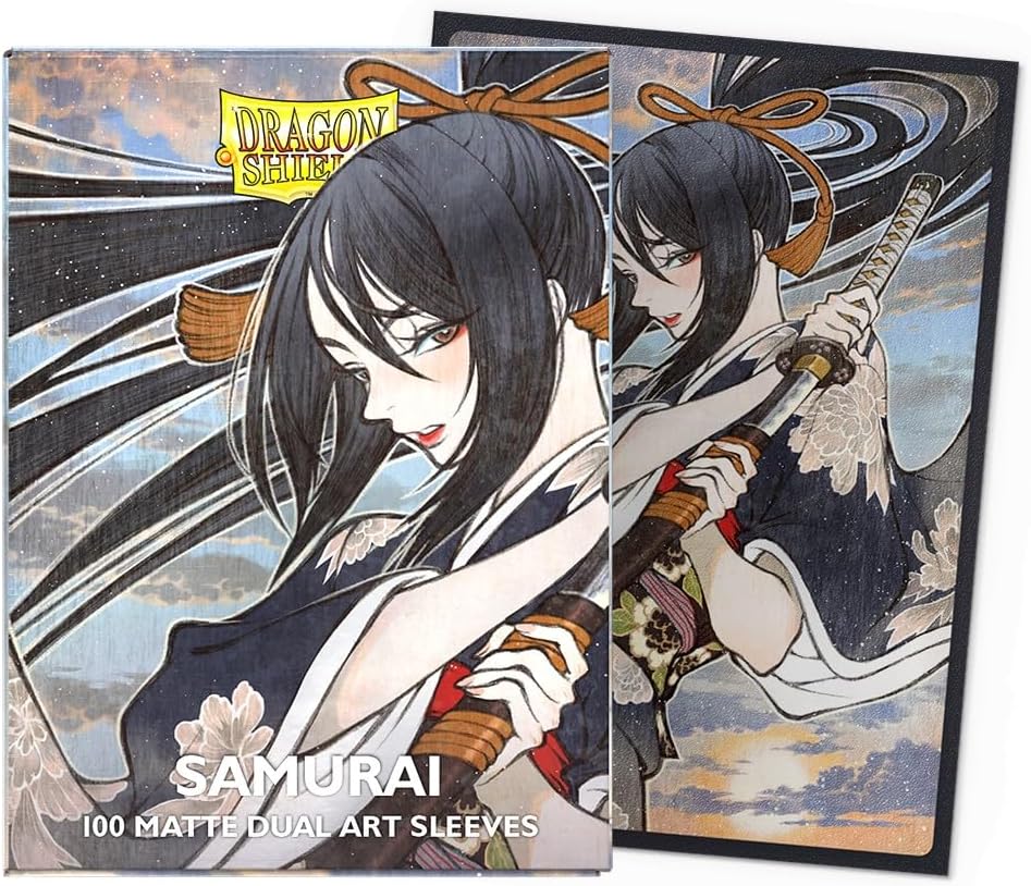Dragon Shield Sleeves: Standard Matte Dual Art - Samurai | Green