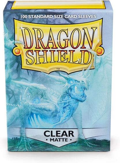 Dragon Shield Matte Sleeves - Clear (100-Pack)