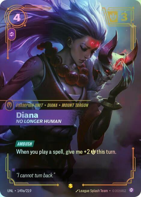 Diana - No Longer Human (Alternate Art) (UNL) #149a [EN/F]
