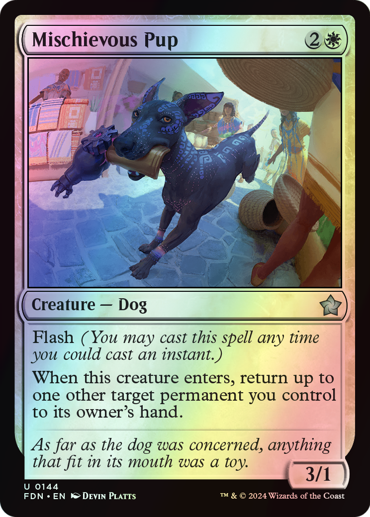 Mischievous Pup (FDN) #144 [EN/F]