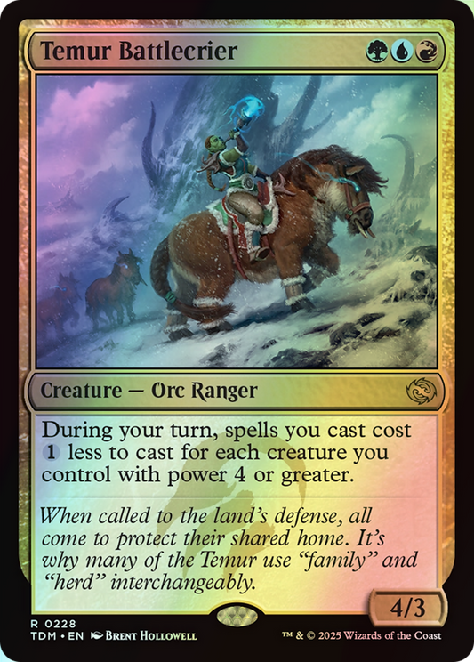 Temur Battlecrier (TDM) #228 [EN/F] s/o