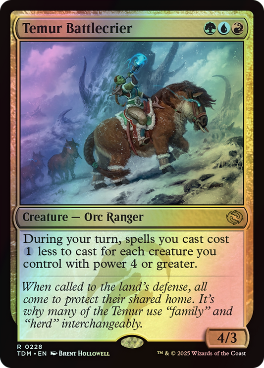 Temur Battlecrier (TDM) #228 [EN/F] s/o