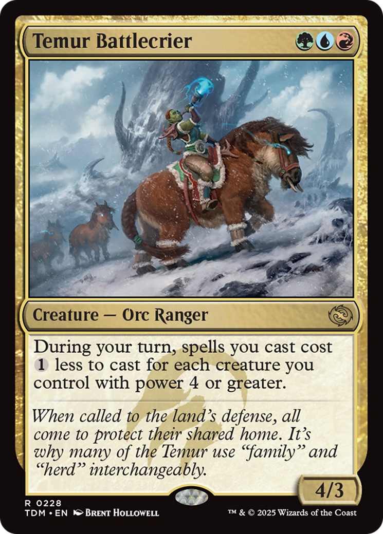 Temur Battlecrier (TDM) #228 [EN/N] s/o