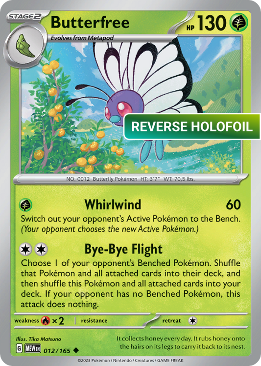 Butterfree (MEW) #012 [EN/R] s/o