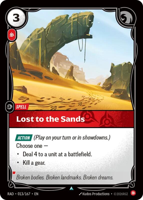 Lost to the Sands (RAD) #013 [EN/N]