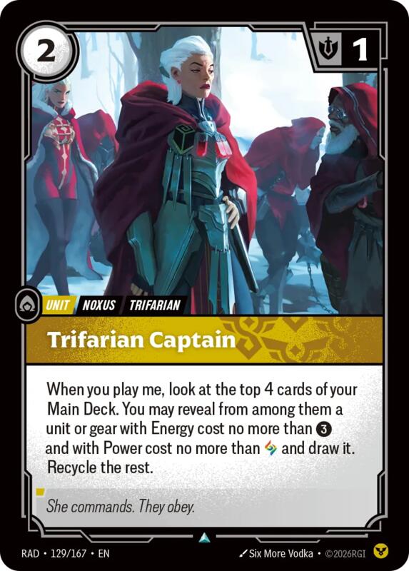 Trifarian Captain (RAD) #129 [EN/N]