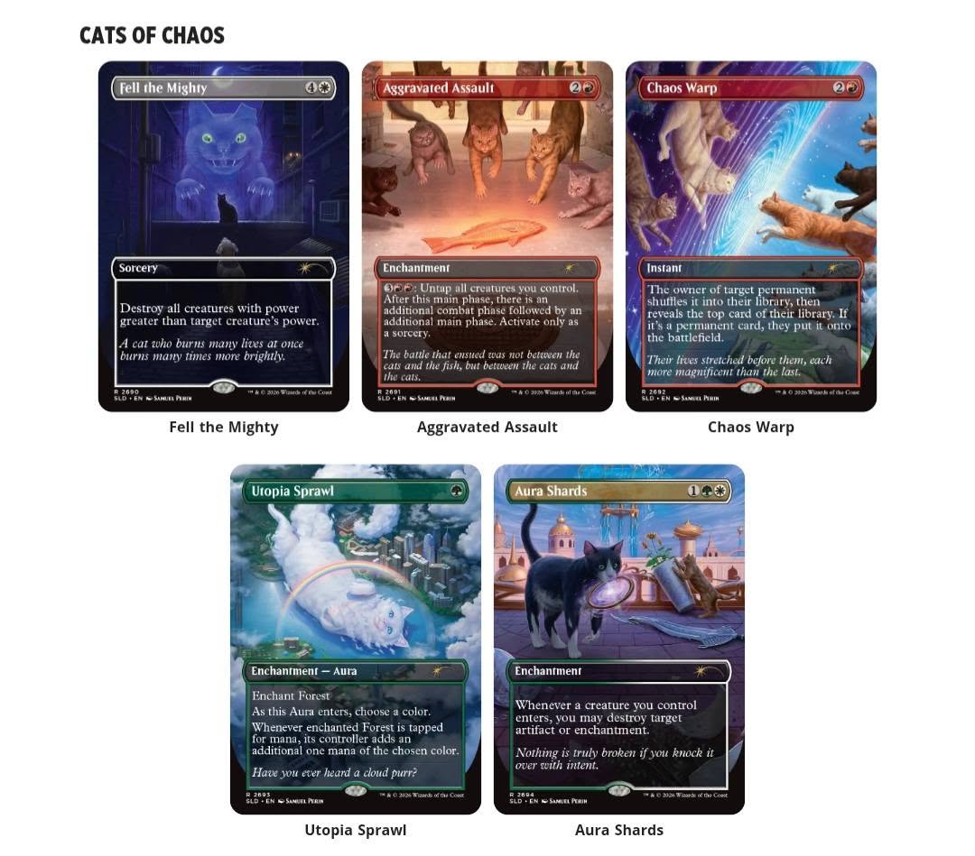 [PRE-ORDER] Secret Lair Drop: Cats of Chaos