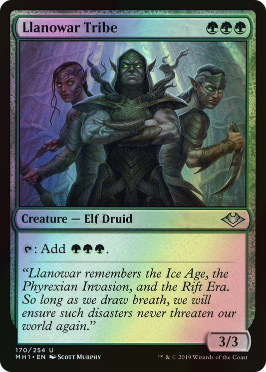 Llanowar Tribe (MH1) #170 [EN/F]