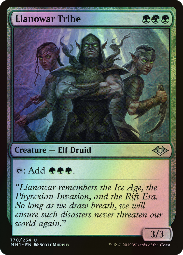 Llanowar Tribe (MH1) #170 [EN/F]