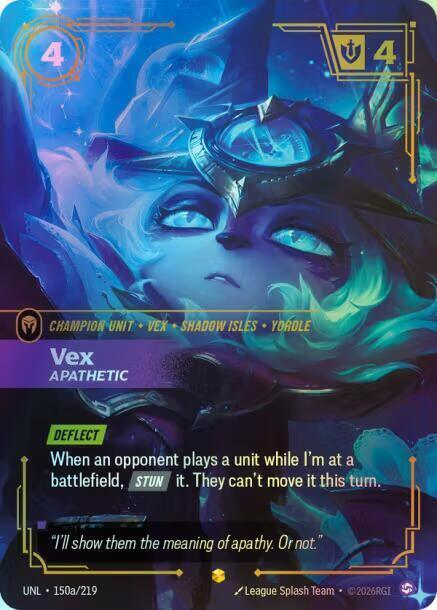 Vex - Apathetic (Alternate Art) (UNL) #150a [EN/F]