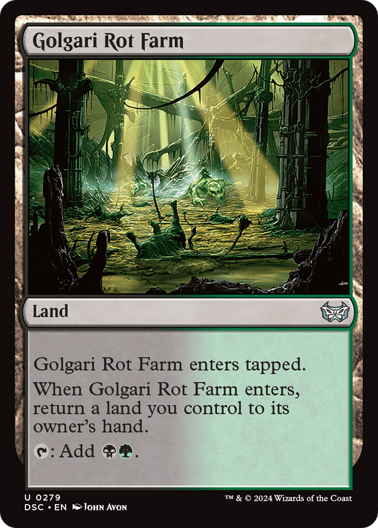 Golgari Rot Farm (DSC) #279 [EN/N]