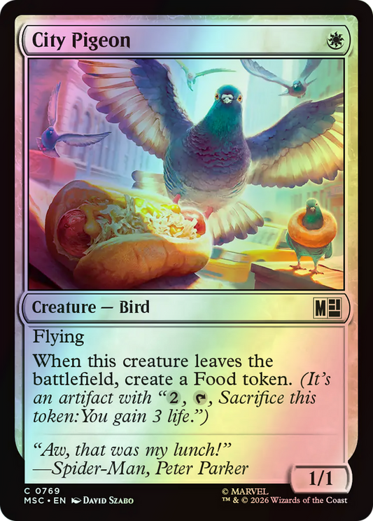 City Pigeon (MSC) #769 [EN/F]