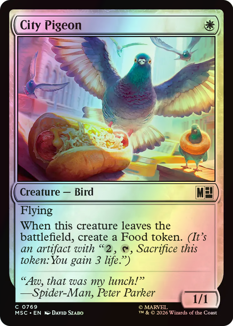 City Pigeon (MSC) #769 [EN/F]