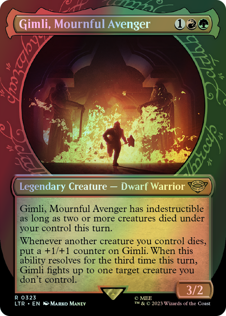 Gimli, Mournful Avenger (LTR) #323 [EN/F] s/o