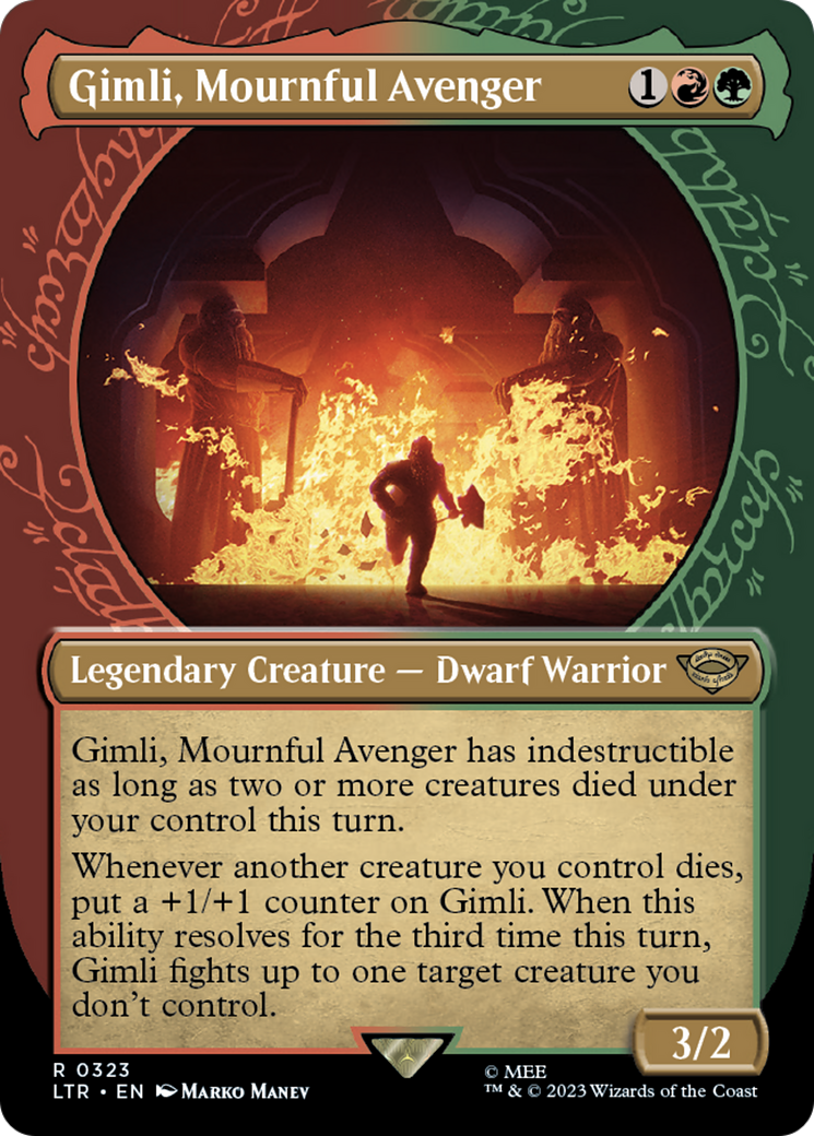 Gimli, Mournful Avenger (LTR) #323 [EN/N]