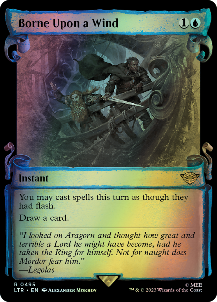 Borne Upon a Wind - Silver Foil (LTR) #495 [EN/F]