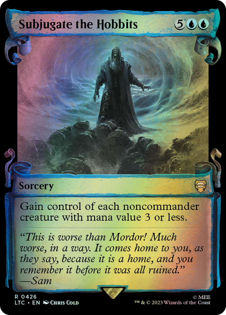 Subjugate the Hobbits - Silver Foil (LTC) #426 [EN/F] s/o