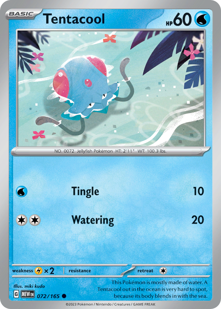 Tentacool (MEW) #72 [EN/N]