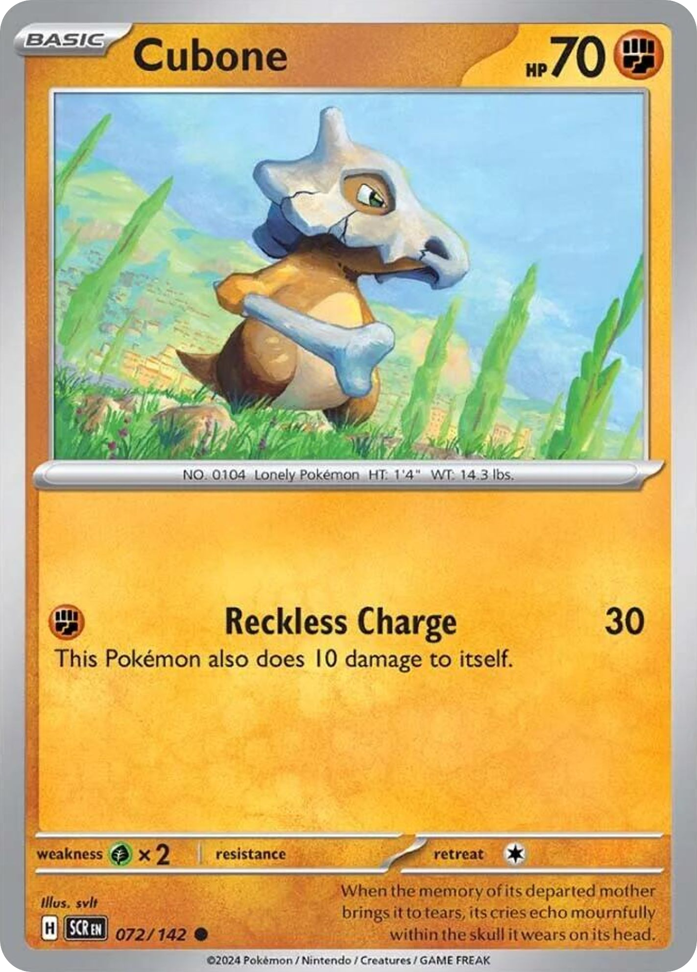 Cubone (SCR) #072 [EN/N]