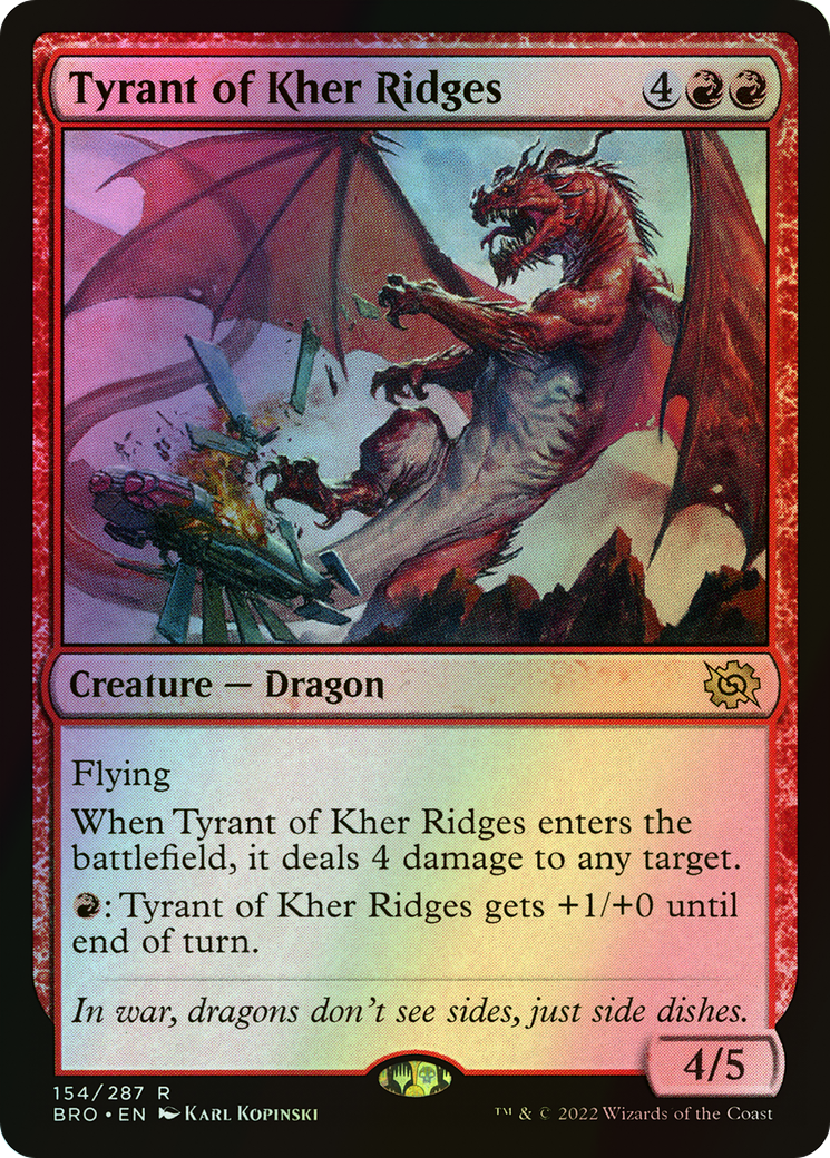 Tyrant of Kher Ridges (BRO) #154 [EN/F]