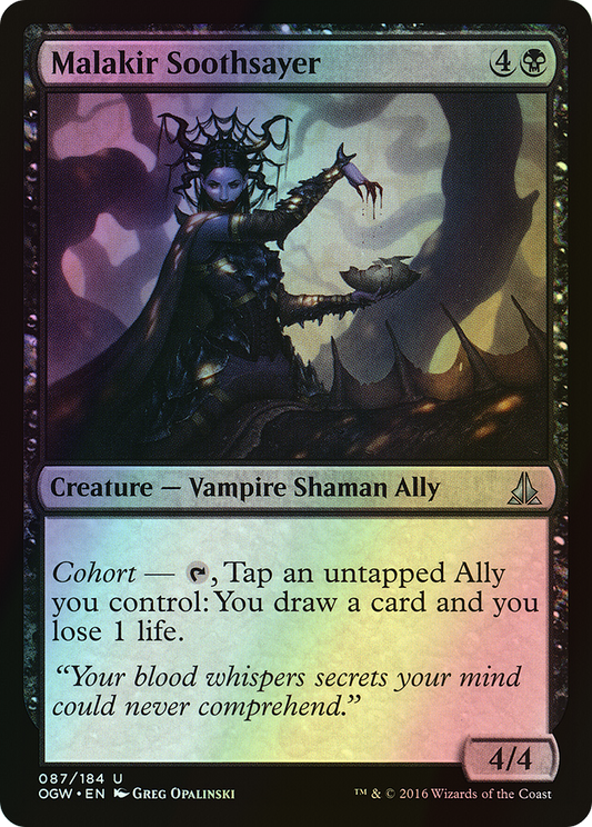 Malakir Soothsayer (OGW) #87 [EN/F] s/o