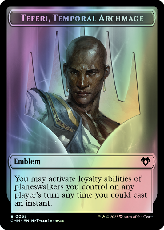 Teferi, Temporal Archmage Emblem (TCMM) #53 [EN/F]